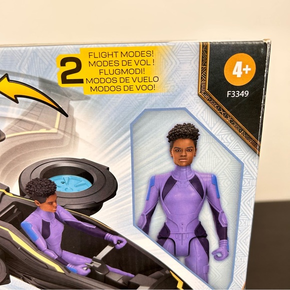 Black Panther Wakanda Forever Vibranium Blast Sunbird Playset with Shuri Marvel - Picture 4 of 13